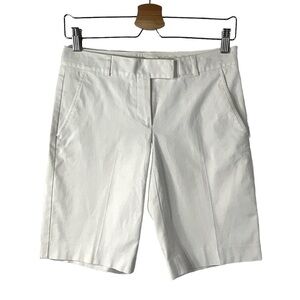 Theory White Women's Bermuda Shorts Labelled 2 run XS or Small